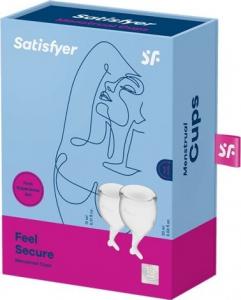 Satisfyer SATISFYER_SET Feel Secure Mentrual zestaw kubeczków menstruacyjnych 15ml + 20ml Transparent 1