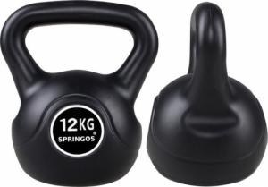 Kettlebell Springos FA1005 bitumiczny 12 kg 2