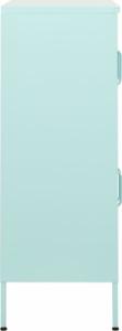 vidaXL Szafka, miętowa, 80x35x101,5 cm, stalowa 5