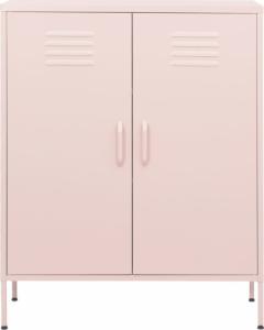 vidaXL Szafka, różowa, 80x35x101,5 cm, stalowa 5