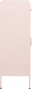 vidaXL Szafka, różowa, 80x35x101,5 cm, stalowa 6