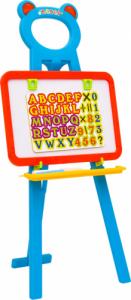 vidaXL Sztaluga dla dzieci 2-w-1 z tablicą kredową i białą 2