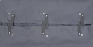 vidaXL Wyściółka do wózka ogrodowego, ciemnoszara, 86x46x41cm, tkanina 4