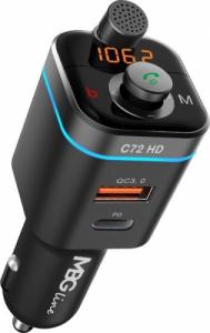 Transmiter FM Mbg Line Transmiter samochodowy FM BLUETOOTH C72 HD 3