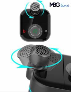 Transmiter FM Mbg Line Transmiter samochodowy FM BLUETOOTH C72 HD 4