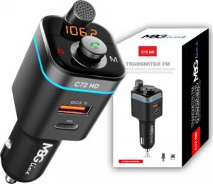 Transmiter FM Mbg Line Transmiter samochodowy FM BLUETOOTH C72 HD 5