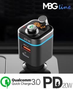 Transmiter FM Mbg Line Transmiter samochodowy FM BLUETOOTH C72 HD 7