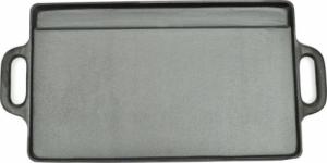 vidaXL Żeliwna płyta grillowa, dwustronna, 50x23 cm 2