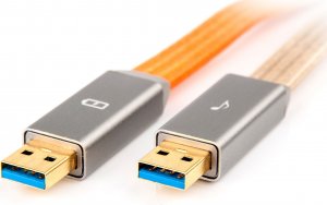 Kabel USB iFi Audio USB-B - 2x USB-A 0.7 m Pomarańczowy 2