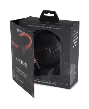 Słuchawki Boompods Sportpods Vision Czerwone (SPVDRG) 10