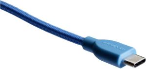Kabel USB Boompods USB-C to USB-C Retro Cable 1.0 m blue (C2CUSB-BLU) 1