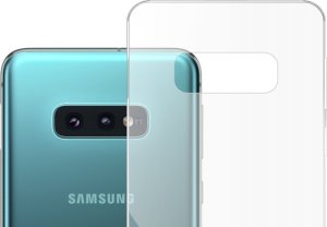 etumi Etui Do Samsung Galaxy S10E Gumowe Slim Clear View Pokrowiec Ochronny / Futerał Obudowa / Ochrona Clear Cover Bezbarwne Slim Case0008 3