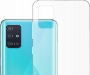 etumi Etui Do Samsung Galaxy A51 Gumowe Slim Clear View Pokrowiec Ochronny / Futerał Obudowa / Ochrona Clear Cover Bezbarwne Slim Case0015 3