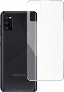 etumi Etui Do Samsung Galaxy A41 Gumowe Slim Clear View Pokrowiec Ochronny / Futerał Obudowa / Ochrona Clear Cover Bezbarwne Slim Case0032 1
