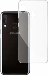 etumi Etui Do Samsung Galaxy A20E Gumowe Slim Clear View Pokrowiec Ochronny / Futerał Obudowa / Ochrona Clear Cover Bezbarwne Slim Case0037 1