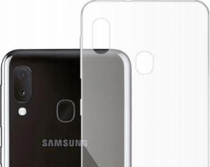 etumi Etui Do Samsung Galaxy A20E Gumowe Slim Clear View Pokrowiec Ochronny / Futerał Obudowa / Ochrona Clear Cover Bezbarwne Slim Case0037 3