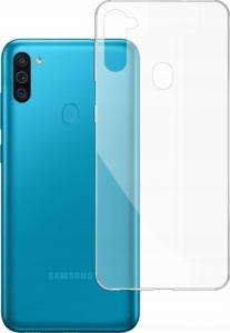 etumi Etui Do Samsung Galaxy M11 Gumowe Slim Clear View Pokrowiec Ochronny / Futerał Obudowa / Ochrona Clear Cover Bezbarwne Slim Case0102 1