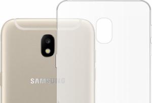 etumi Etui Do Samsung Galaxy J7 2017 Gumowe Slim Clear Pokrowiec Ochronny / Futerał Obudowa / Ochrona Clear Cover Bezbarwne Slim Case0143 3