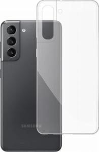 etumi Etui Do Samsung Galaxy S21 5G Gumowe Slim Clear Pokrowiec Ochronny / Futerał Obudowa / Ochrona Clear Cover Bezbarwne Slim Case0144 1