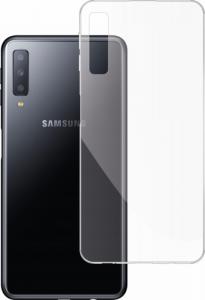etumi Etui Do Samsung Galaxy A7 2018 Gumowe Slim Clear Pokrowiec Ochronny / Futerał Obudowa / Ochrona Clear Cover Bezbarwne Slim Case0170 1