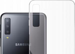 etumi Etui Do Samsung Galaxy A7 2018 Gumowe Slim Clear Pokrowiec Ochronny / Futerał Obudowa / Ochrona Clear Cover Bezbarwne Slim Case0170 3