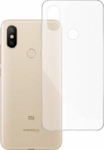 etumi Etui Do Xiaomi Mi A2 Lite Gumowe Slim Clear View Pokrowiec Ochronny / Futerał Obudowa / Ochrona Clear Cover Bezbarwne Slim Case0216 1