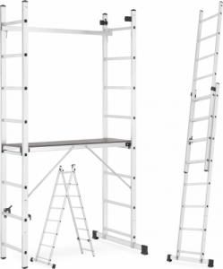 Higher Drabina wielofunkcyjna aluminiowa 16 stopniowa (L-TR2x8) 1
