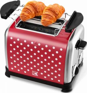 Toster Kalorik Kalorik Toster RETRO Czerwony w Białe Kropki 950 W TO1045 RWDN 3