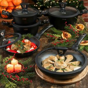 Starke pro Komplet garnków Starke Pro Dark 10 el. indukcja 15