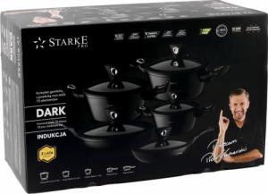 Starke pro Komplet garnków Starke Pro Dark 10 el. indukcja 16