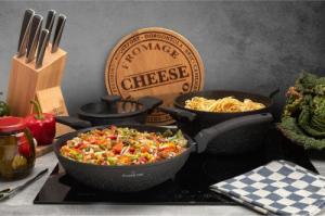 Starke pro Garnek z pokrywką Starke Pro Ceres Marble 1,6 l 4