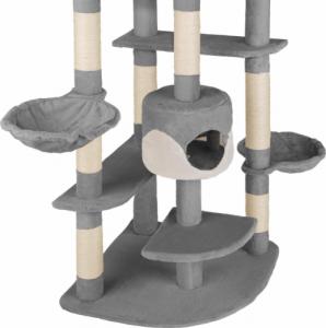 Tectake Drapak dla kota Fippi 201 cm - szaro/biała 4