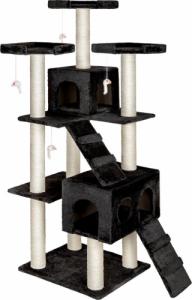 Tectake Drapak dla kota Knuti 186 cm - czarny 1
