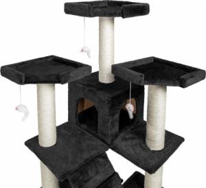 Tectake Drapak dla kota Knuti 186 cm - czarny 3