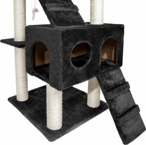 Tectake Drapak dla kota Knuti 186 cm - czarny 4