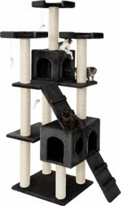 Tectake Drapak dla kota Knuti 186 cm - czarny 5