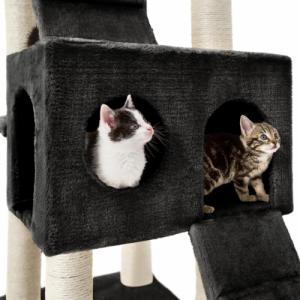 Tectake Drapak dla kota Knuti 186 cm - czarny 7