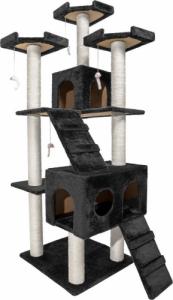 Tectake Drapak dla kota Knuti 186 cm - czarny 9