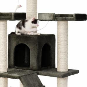 Tectake Drapak dla kota Knuti 186 cm - antracyt 6