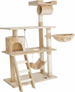 Tectake Drapak dla kota Marcel 141 cm - beżowy 3