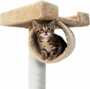 Tectake Drapak dla kota Marcel 141 cm - beżowy 7