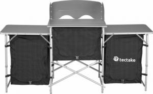 Tectake Kuchnia kempingowa 172x52x104cm - czarny 3