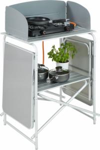 Tectake Kuchnia kempingowa 172x52x104cm - czarny 10