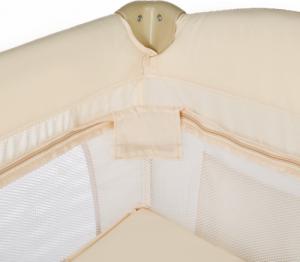 Tectake Łóżeczko turystyczne z przewijakiem kojec - beżowy 7