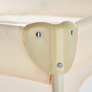 Tectake Łóżeczko turystyczne z przewijakiem kojec - beżowy 8