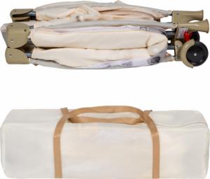 Tectake Łóżeczko turystyczne z przewijakiem kojec - beżowy 9