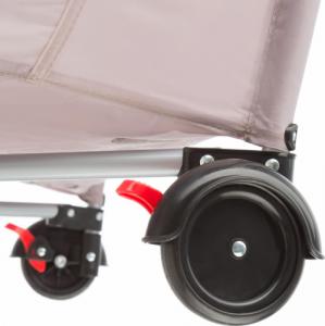 Tectake Łóżeczko turystyczne z przewijakiem kojec - brązowy 5