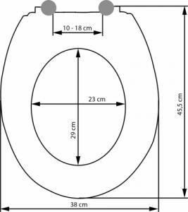Deska sedesowa Tectake  (402257) 6