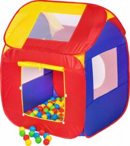 Tectake Namiot dla dzieci plus 200 piłek - kolorowy 1
