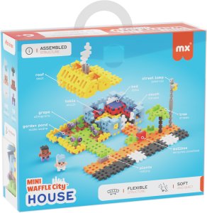 Marioinex Klocki Waffle mini - Dom 148 elementów (904152) 3